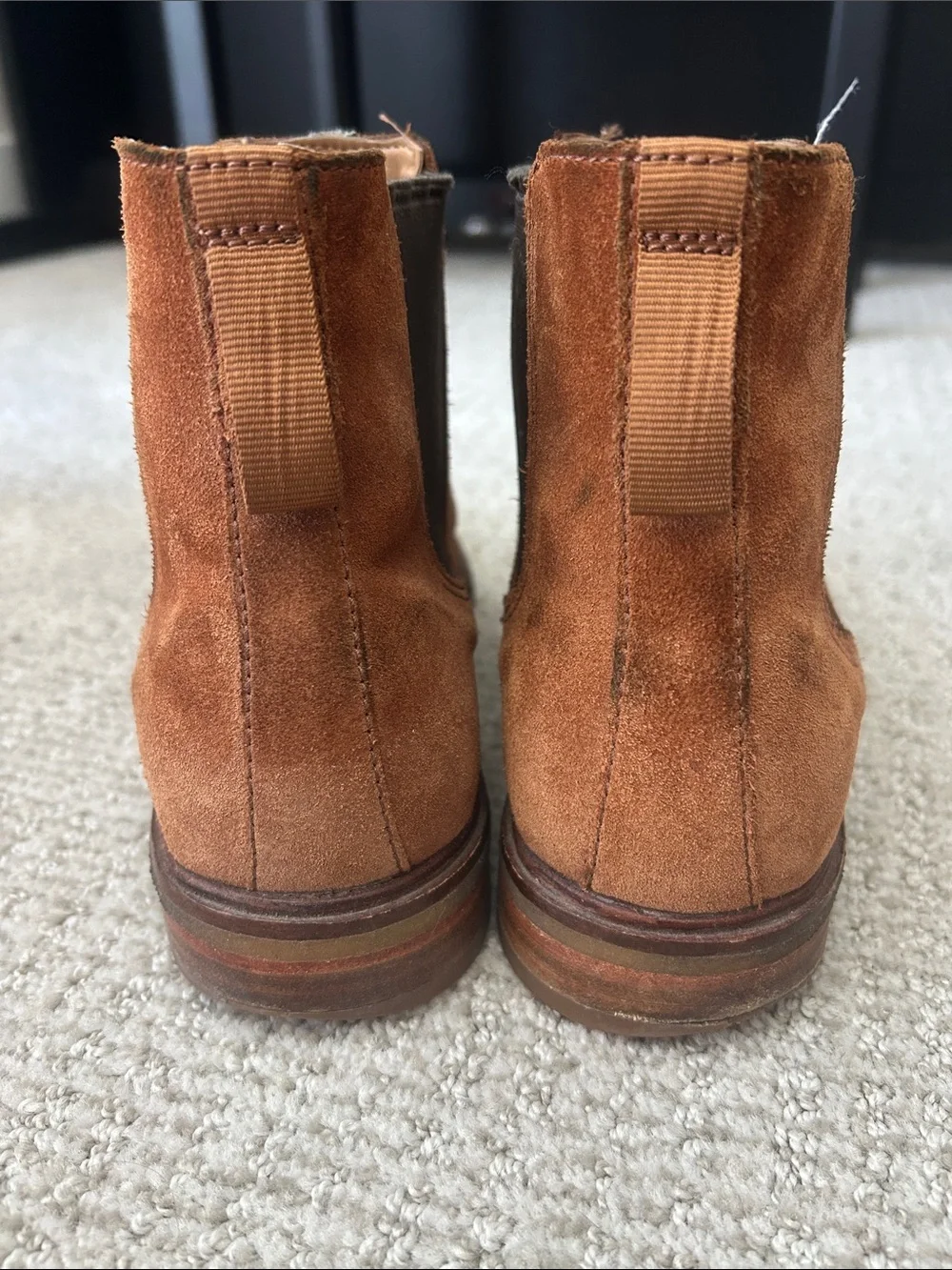 Clark’s Men's Suede Chelsea Boots in Brown